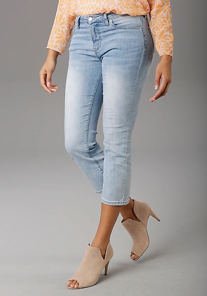 Aniston SELECTED Straight-Jeans, in verkürzter cropped Länge günstig online kaufen
