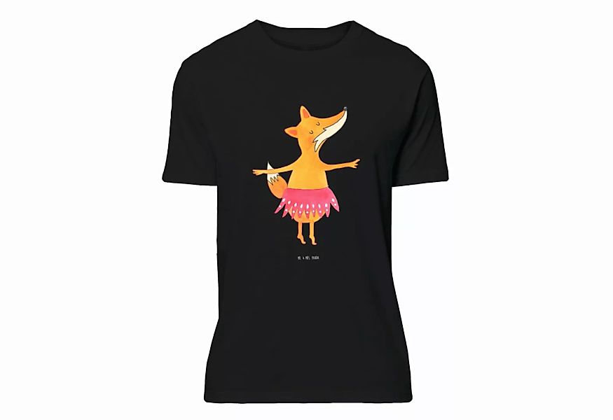 Mr. & Mrs. Panda T-Shirt Fuchs Ballerina - Schwarz - Geschenk, Shirt, Fraue günstig online kaufen
