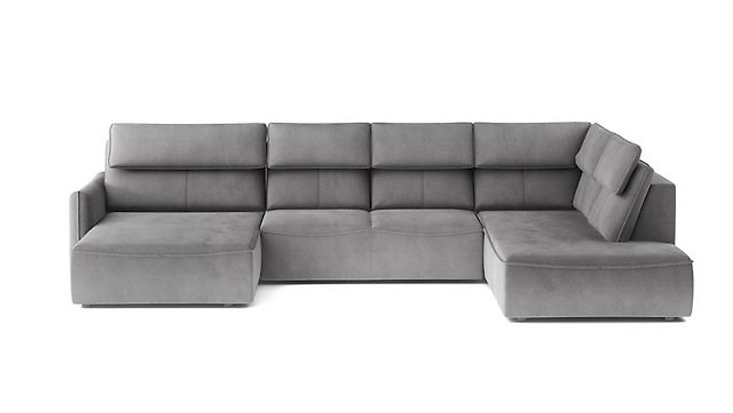 Xlmoebel Ecksofa Hochwertiges Ecksofa mit luxuriösem Design, Ledersitzpolst günstig online kaufen