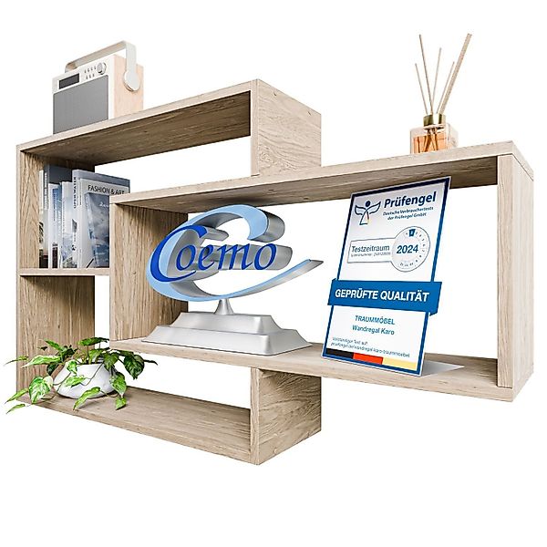 TRAUMMÖBEL Wandregal KARO, Modernes Schweberegal großes günstig online kaufen