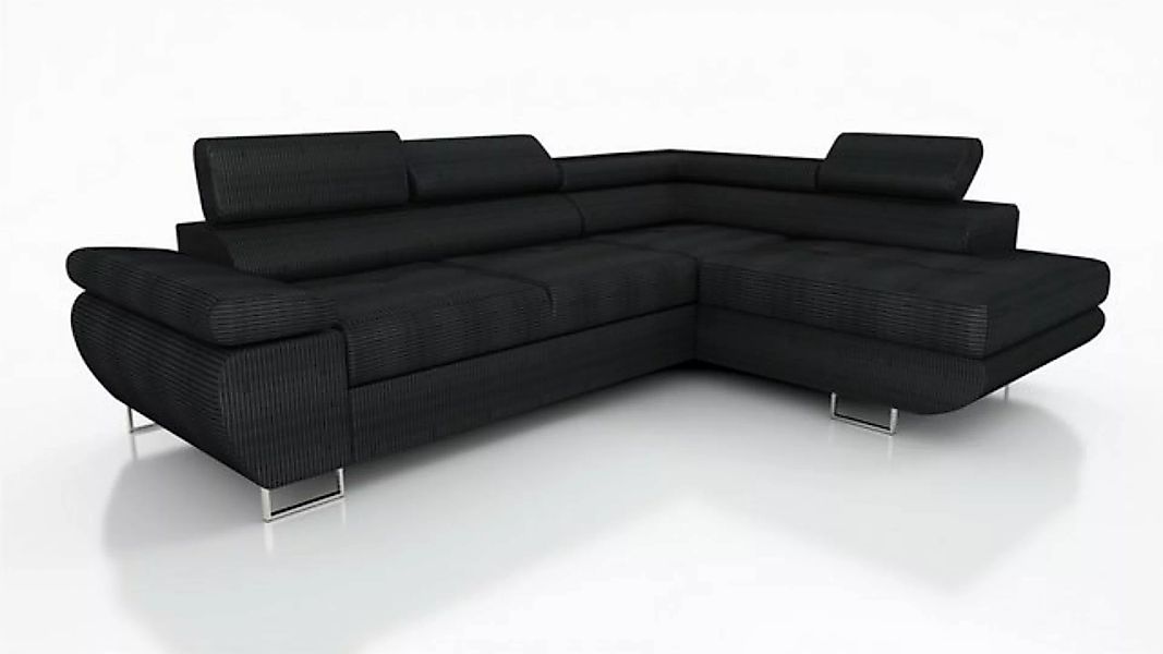 Fun Möbel Ecksofa Ecksofa Sofa ELON in Stoff Scala mit Schlaffunktion und O günstig online kaufen