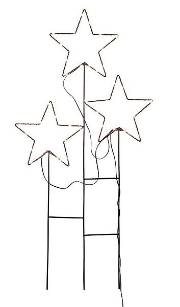 Spetebo Gartenstecker LED Gartenstecker Sterne mit Timer - 80 x 41 cm (Pack günstig online kaufen