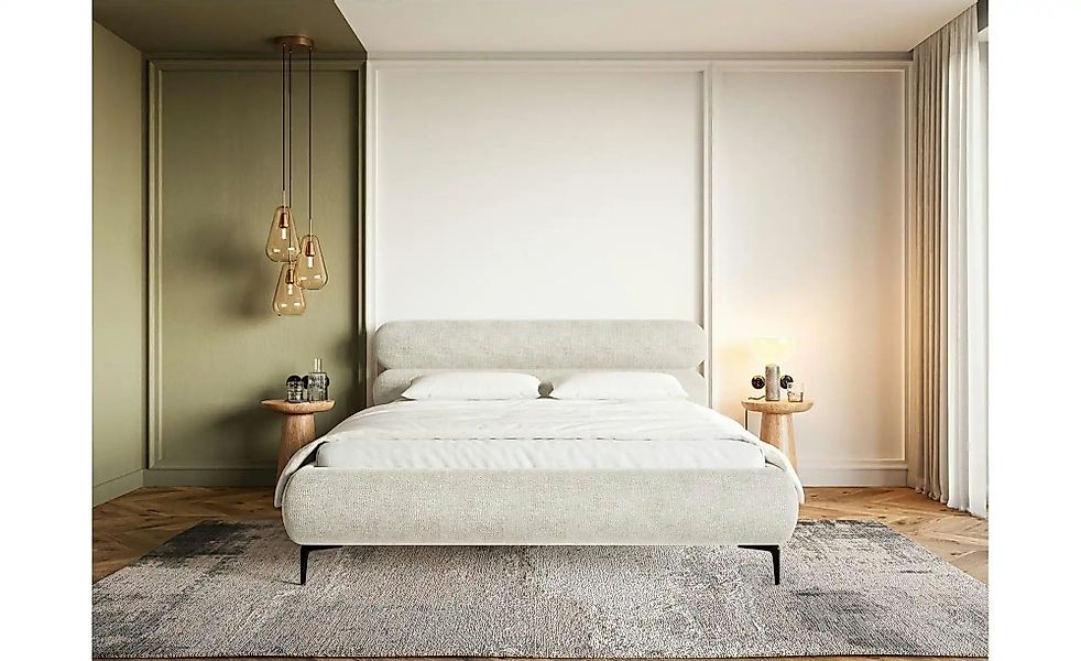 Selsey Polsterbett in Chenille Roule ¦ beige ¦ Maße (cm): B: 173 H: 96 Bett günstig online kaufen