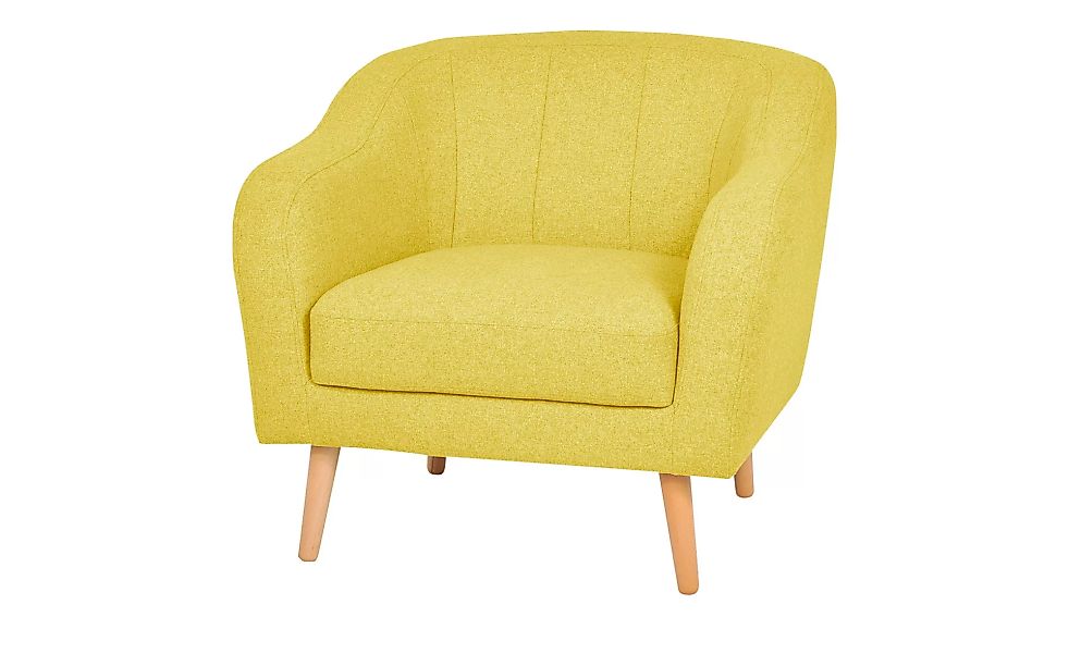 Sessel - gelb - 93 cm - 83 cm - 90 cm - Polstermöbel > Sessel > Cocktailses günstig online kaufen