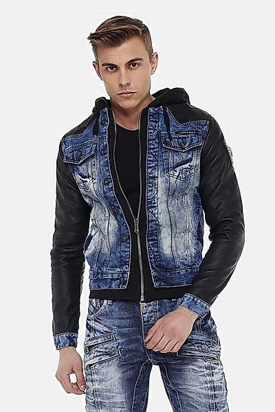 Cipo & Baxx Jeansjacke Jacke mit Reißverschluss, CJ235 günstig online kaufen