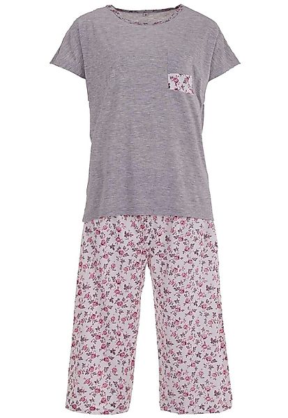 zeitlos Schlafanzug Pyjama Set Capri - günstig online kaufen