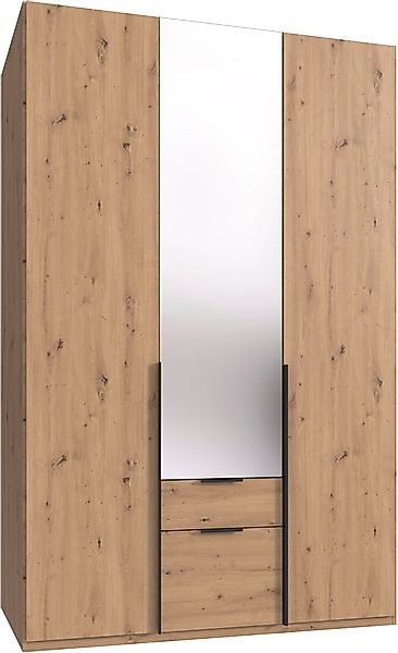 Wimex Drehtürenschrank »Mugano« mit langen oder kurzen Griffen aus Metall, günstig online kaufen