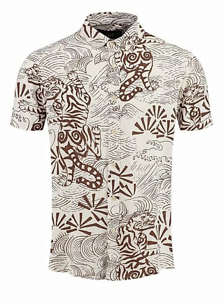 Key Largo Langarmhemd Herren Hemd MSH RESORT Regular Fit Kurzarm (1-tlg) günstig online kaufen