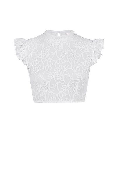 Nina Von C. Dirndlbluse Dirndl-Bluse Chiara, kurzarm - weiss günstig online kaufen