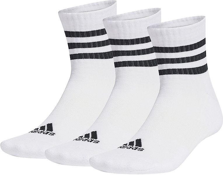 adidas Performance Funktionssocken 3STREIFEN CUSHIONED SPORTSWEAR MIDCUT SO günstig online kaufen