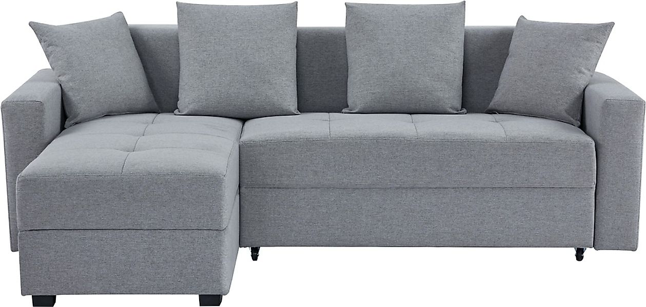 INOSIGN Ecksofa »KILLAM, 217 cm, L-Form, mit Schlaffunktion u. Bettkasten«, günstig online kaufen