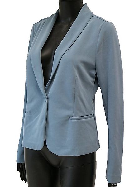 Jerseyblazer Eleganter Blazer in klassischem Blau leichter, angenehmer Mate günstig online kaufen