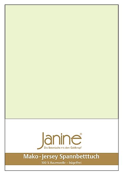 Janine Spannbettlaken Spannbetttuch Mako Feinjersey, Jersey, günstig online kaufen