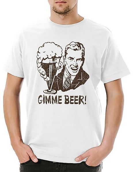 Urban Backwoods Print-Shirt Gimme Beer! Herren T-Shirt Bier Alkohol Party B günstig online kaufen
