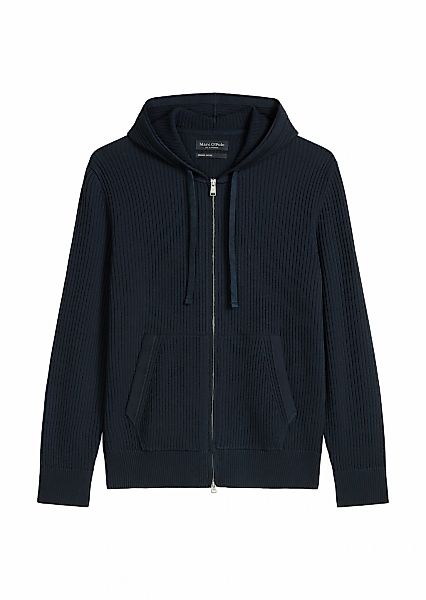 Marc OPolo Kapuzenstrickjacke regular Fit, geteilte Kängurutasche günstig online kaufen
