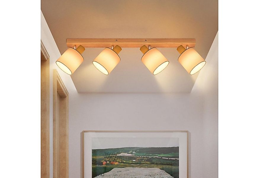 ZMH Deckenleuchte Deckenstrahler 4 Flammig Modern E14 Schwenkbar 350°, ohne günstig online kaufen