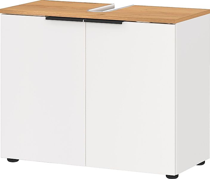 andas Waschbeckenunterschrank Majtum mit Siphonausschnitt, Türen günstig online kaufen