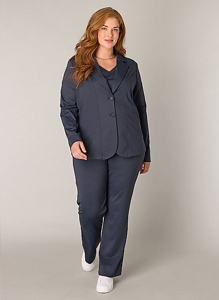 Base Level Curvy Jackenblazer Leah mit Reverskragen und Stretch günstig online kaufen