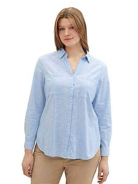 TOM TAILOR PLUS Shirtbluse mit aufgesetzten günstig online kaufen