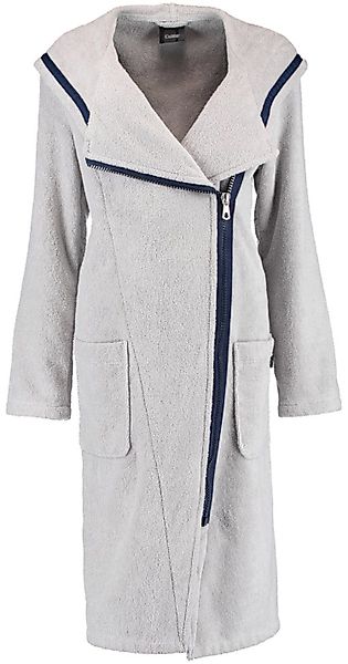 Cawö Damenbademantel 6116, Kurzform, Baumwolle, Kapuze, günstig online kaufen