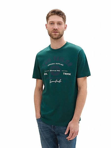 TOM TAILOR T-Shirt mit großem Logofrontprint günstig online kaufen