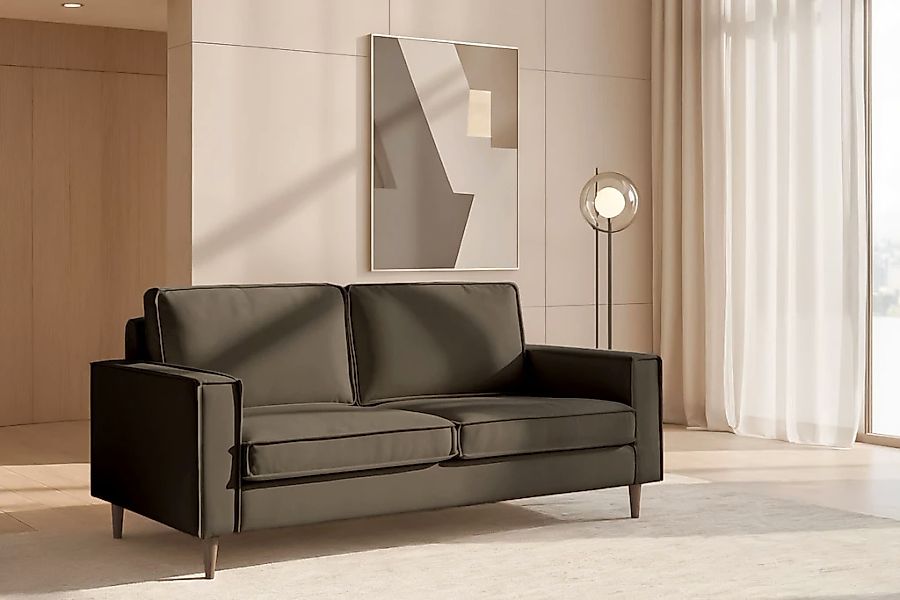 Home affaire 2-Sitzer "Pinto Skandi, 166 cm, Chenille, Struktur" günstig online kaufen