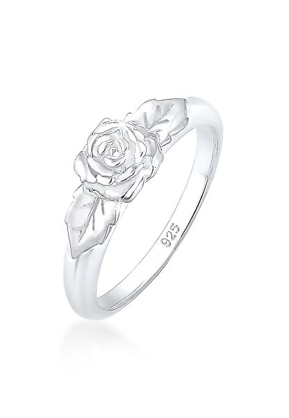 Elli Fingerring Rosenblüte Blume Vintage Look Trend 925 Silber günstig online kaufen