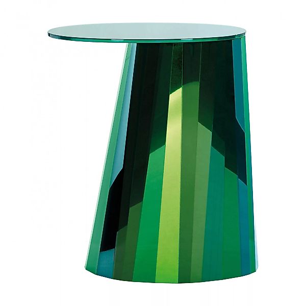 ClassiCon - Pli Beistelltisch hoch - topas-grün/Kristallglas 53x42cm/H 65cm günstig online kaufen
