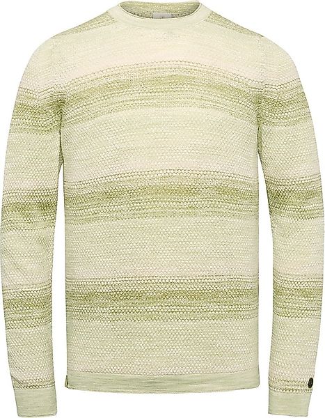 Cast Iron Pullover Streifen Grün - Größe S günstig online kaufen