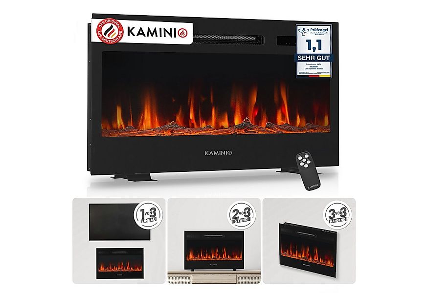 KAMINIO Elektrokamin MARLON, 3in1 Kamin: Elektrischer Stand-, Wand- und Ein günstig online kaufen