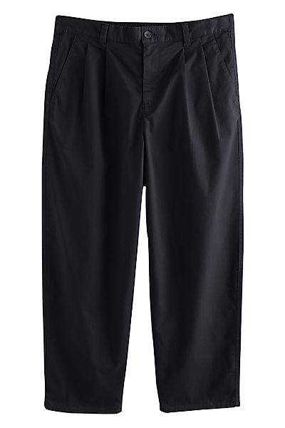 Next Chinohose Sommerliche Workwear-Chinohose mit Bundfalten günstig online kaufen