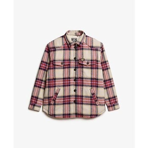 Superdry  Blusen Surchemise à carreaux en peau lainée femme günstig online kaufen