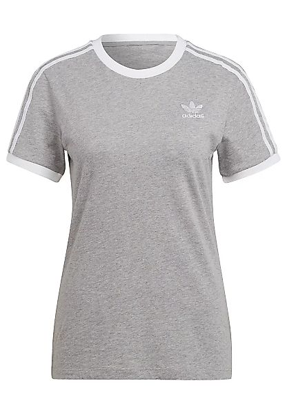 Adidas Originals 3 Stripes Kurzarm T-shirt 40 Medium Grey Heather günstig online kaufen