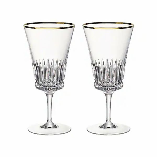 Villeroy & Boch Glas »Wasserkelche Grand Royal Gold 250 ml 2er Set transpar günstig online kaufen