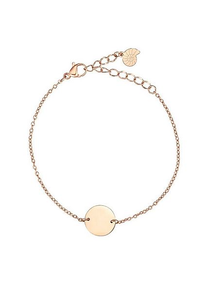 Hey Happiness Armkette Damen Kreis Anhänger, 18K Gold Roségold, Edelstahl A günstig online kaufen