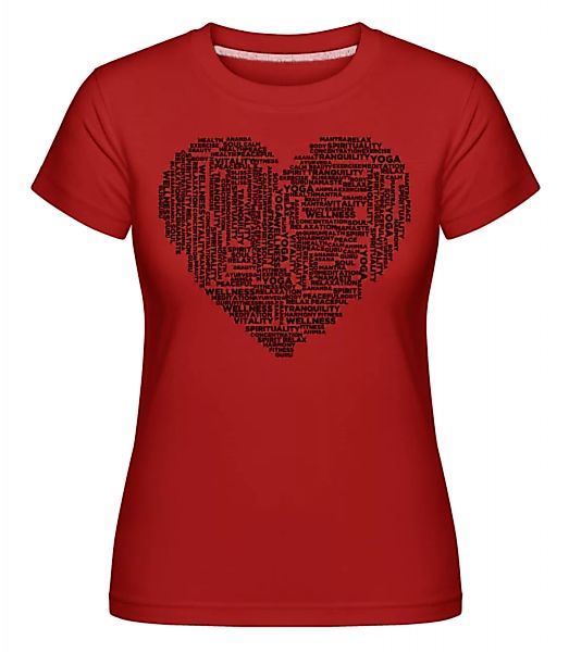 Yoga Herz · Shirtinator Frauen T-Shirt günstig online kaufen