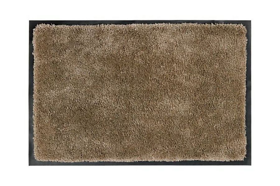 Lava Fußmatte einfarbig 60x80 cm beige günstig online kaufen