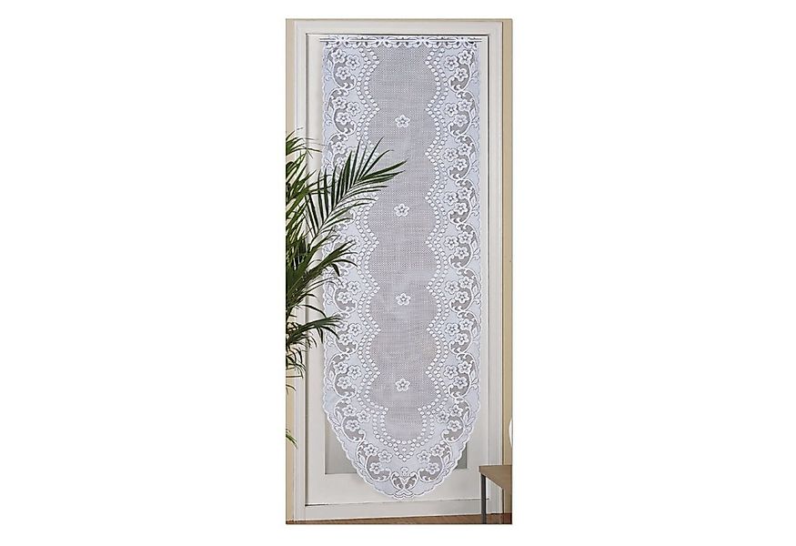 Arsvita Panneaux Blumen Mona mit Stickerei, Schlaufen, transparent, Türpann günstig online kaufen