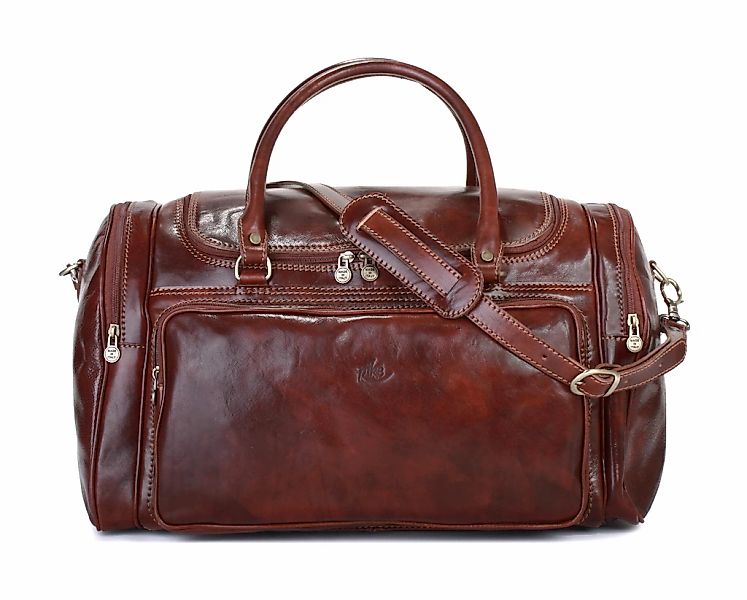 Piké Reisetasche echt Leder, Made in Italy günstig online kaufen