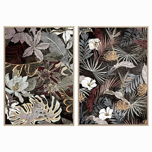 Bild Dkd Home Decor Bettlaken Tropical Pflanzenblatt (83 X 4,5 X 123 Cm) (2 günstig online kaufen