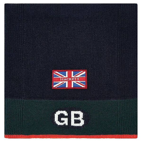 Hackett Gbk Union Knit Schal One Size Navy / Green günstig online kaufen