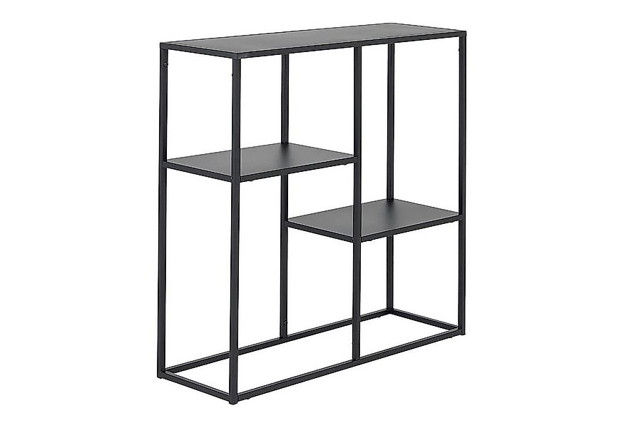 en.casa Konsolentisch, »Strömstad« Standregal 80x80x26 cm mit drei Ablagen günstig online kaufen