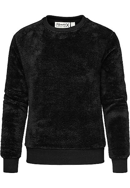 REPUBLIX Sweatshirt LUNA Damen Teddy Pulli günstig online kaufen