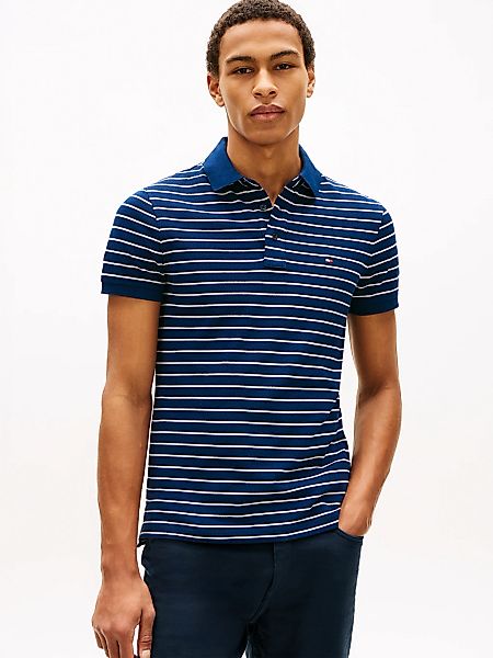 Tommy Hilfiger "1985 SLIM POLO" Markenstickerei, aus Baumwoll-Piqué günstig online kaufen