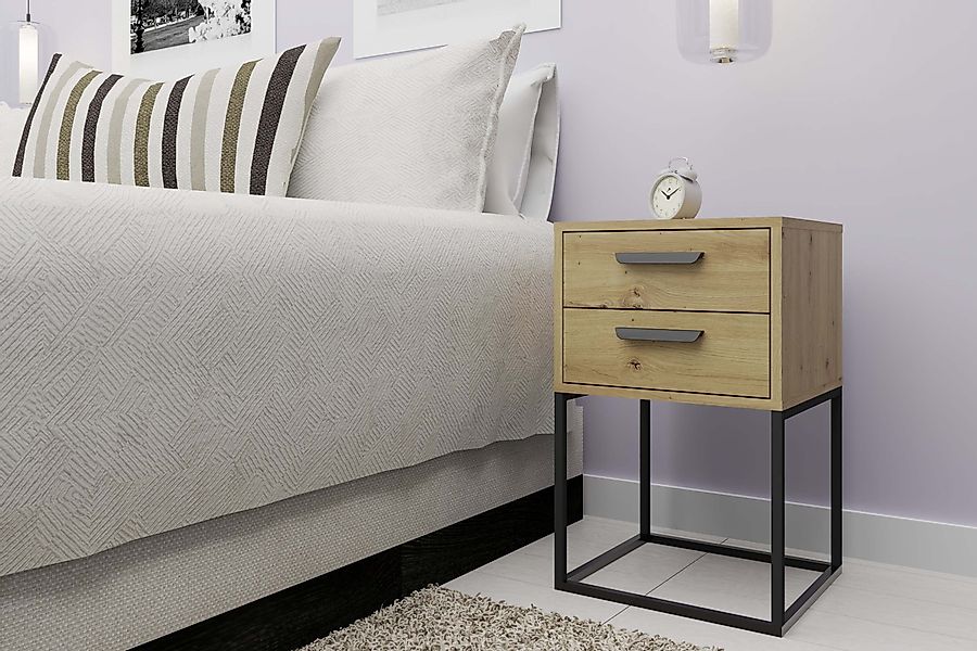 KONSIMO® Nachttisch RECTUS Nachtschrank, Modern, hergestellt günstig online kaufen