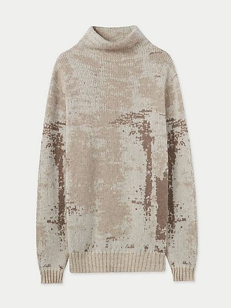 GOBI Cashmere Rollkragenpullover Rollkragenpullover mit Jacquardmuster günstig online kaufen