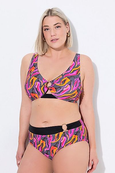 Ulla Popken Bügel-BH Bikini Chilis Softcups Zierring recycelt günstig online kaufen