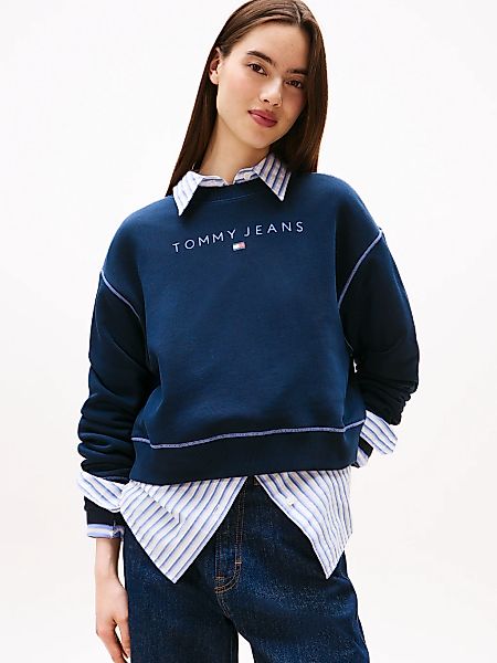 Tommy Jeans Sweatshirt "TJW RLX CRP STITCH LINEAR CREW" günstig online kaufen