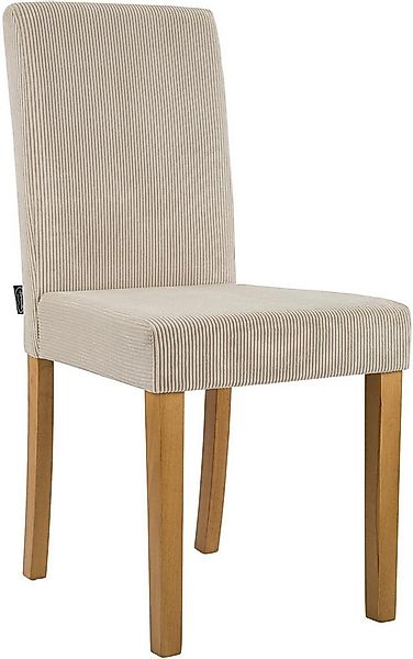 CLP Esszimmerstuhl Ina (1er, 1 St), Cordbezug, mit Rückenlehne günstig online kaufen