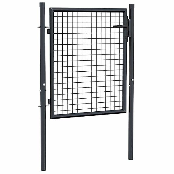 vidaXL Gartentor Mesh-Gartentor Verzinkter Stahl 100 günstig online kaufen